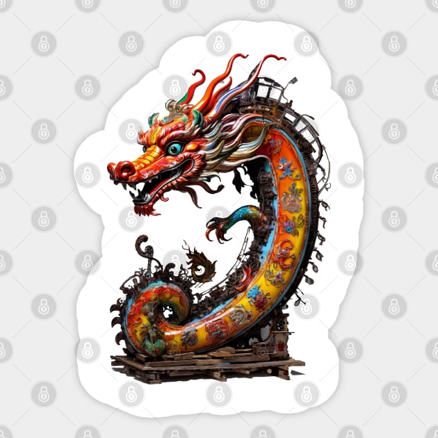 Industrial Dragon Mechanics! Sticker by Giant Monster